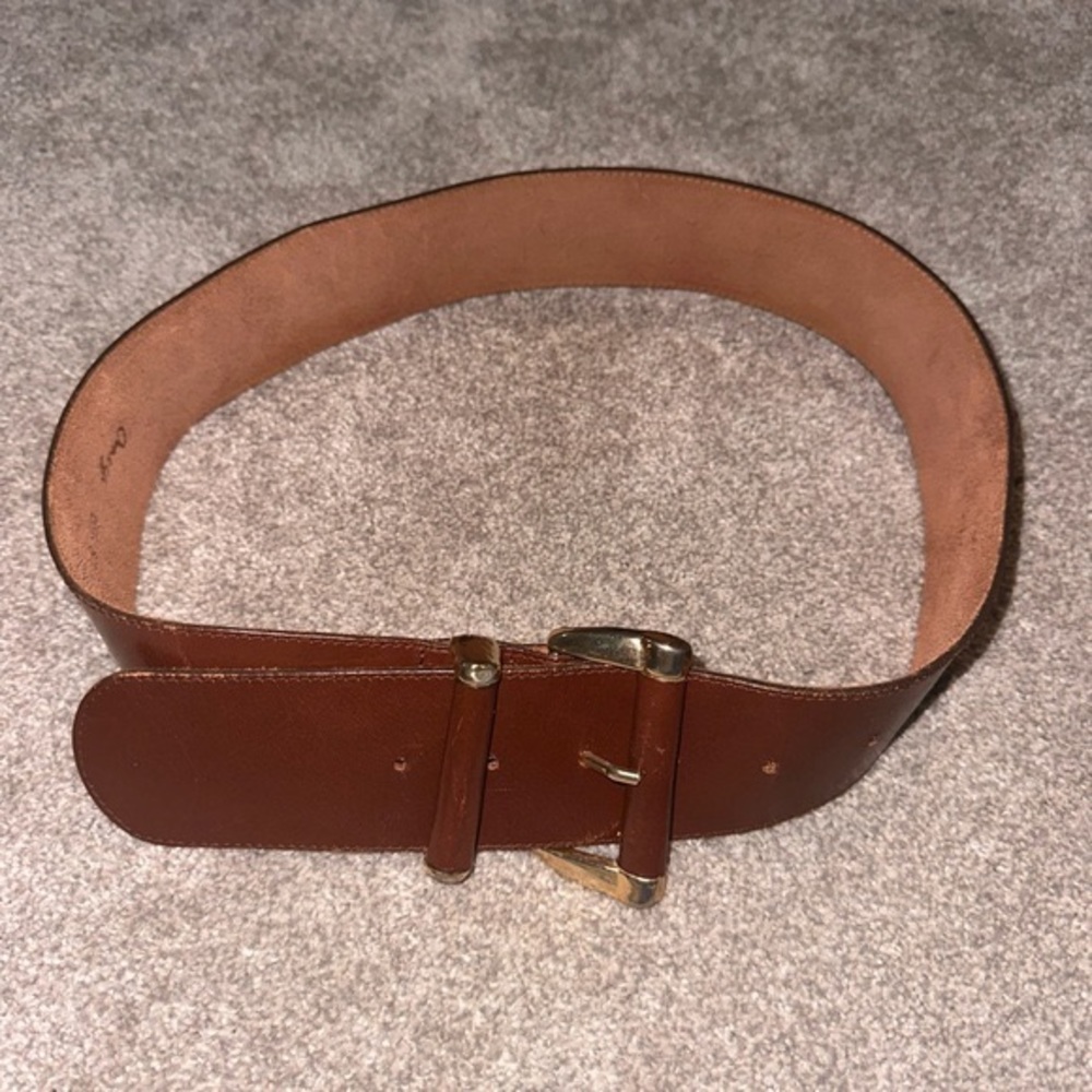 Vintage Omega Leather Belt
